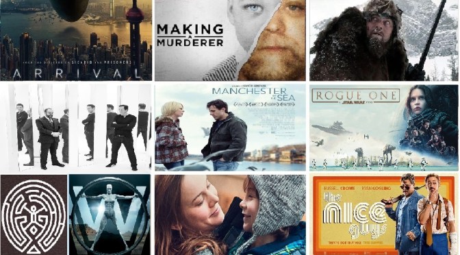 TOP TWELVE BESTEST FILMS AND TV SHOWS OF 2016