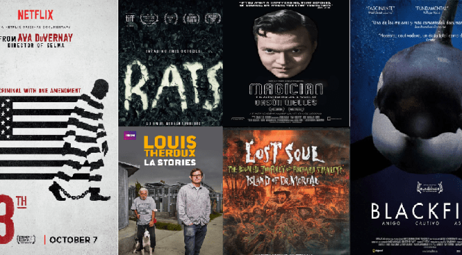 DOCUMENTARY FILM REVIEWS including: 13TH, RATS, THE WHITE HELMETS, BLACKFISH and more. . .