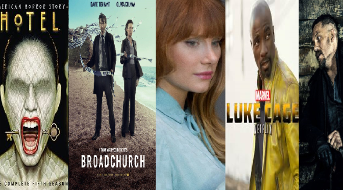 SCREENWASH – TV DRAMA REVIEW ROUND-UP including BLACK MIRROR, BROADCHURCH, LUKE CAGE etc.