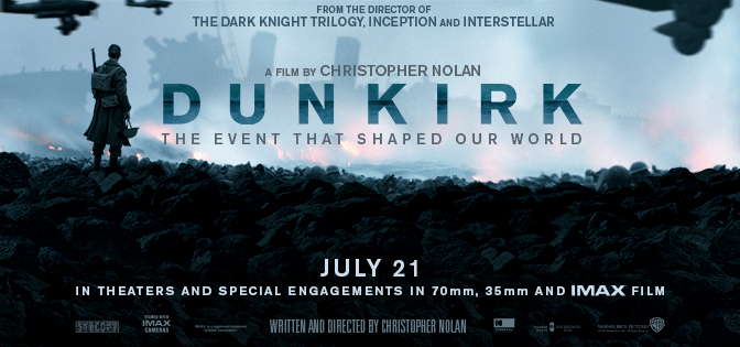 DUNKIRK (2017) – CINEMA REVIEW