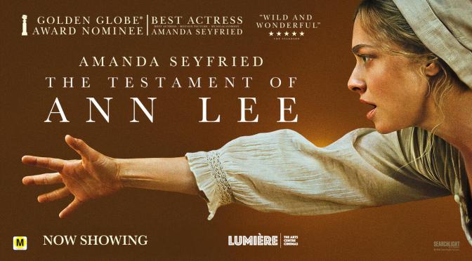 Cinema Review: The Testament of Ann Lee (2026) – a transcendental Amanda Seyfried performance illuminates the screen.